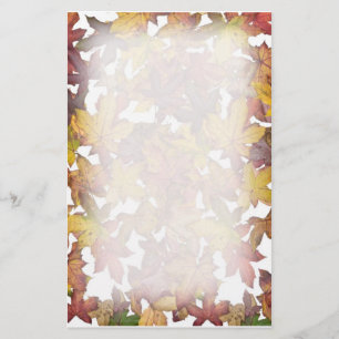Papeterie Feuille d'érable dans l'automne