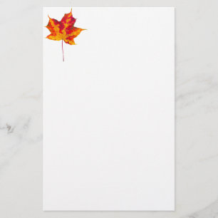 Papeterie Feuille d'érable rouge
