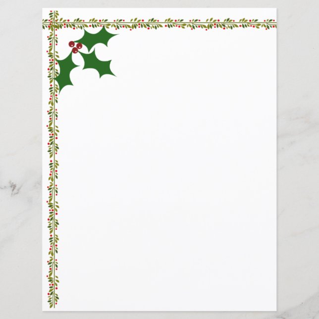 Papeterie Feuille Holly (avec articles corresponda (Devant)