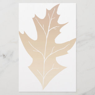 Papeterie Feuilles de chêne d'automne