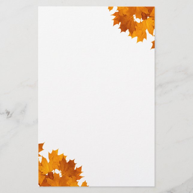 Papeterie Feuilles d'érable (Devant)