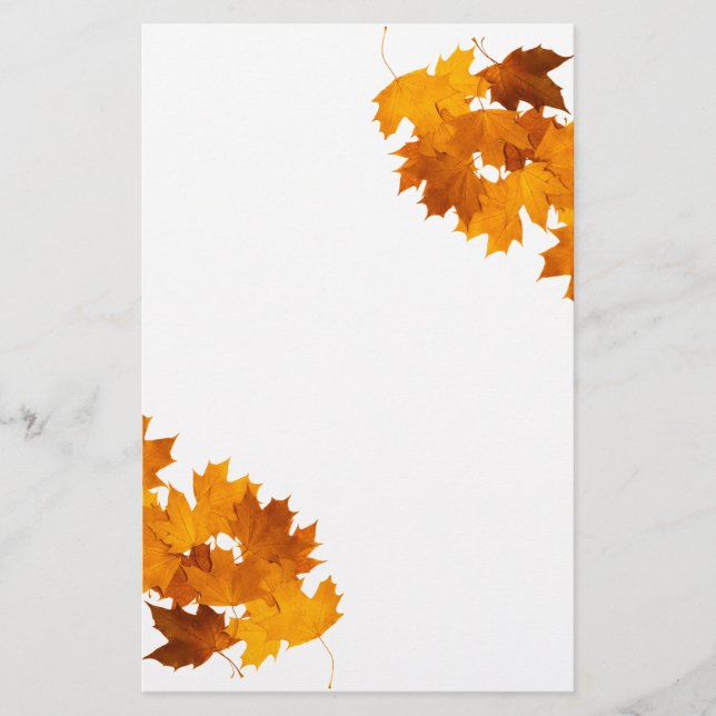 Papeterie Feuilles d'érable (Devant)