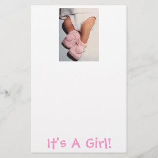 Papeterie Fille/faire-part bébé