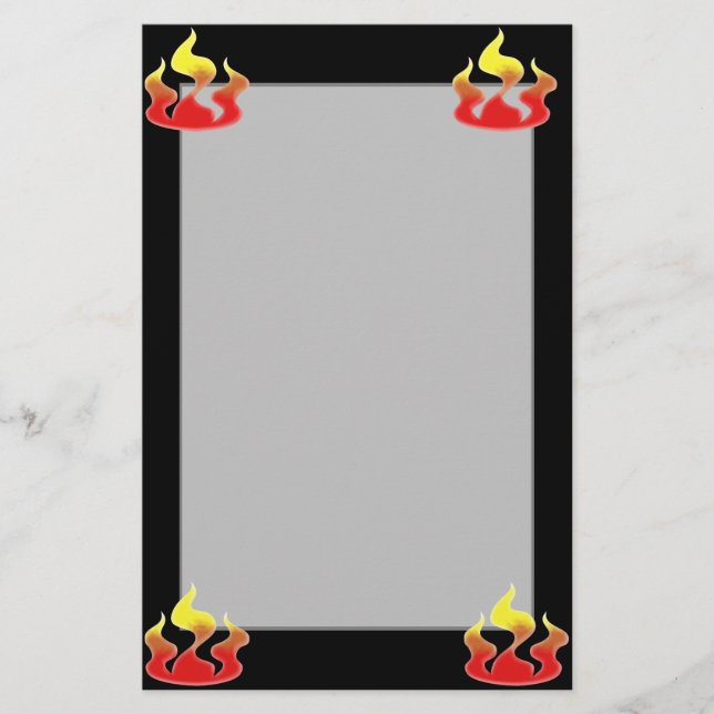 Papeterie Flames (Devant)