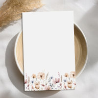 Fleur de Boho aquarelle sauvage