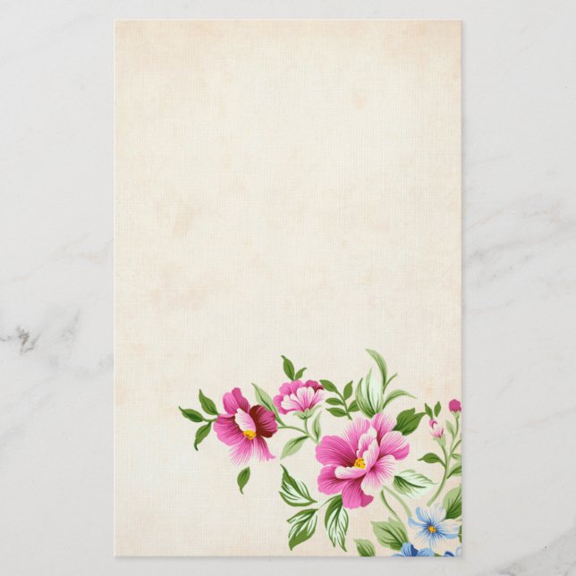 Papeterie Fleurs (Devant)