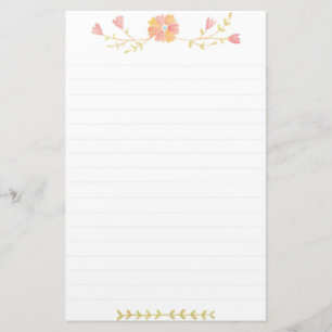 Papeterie Fleurs mignonnes Happy House Adorable Aquarelle