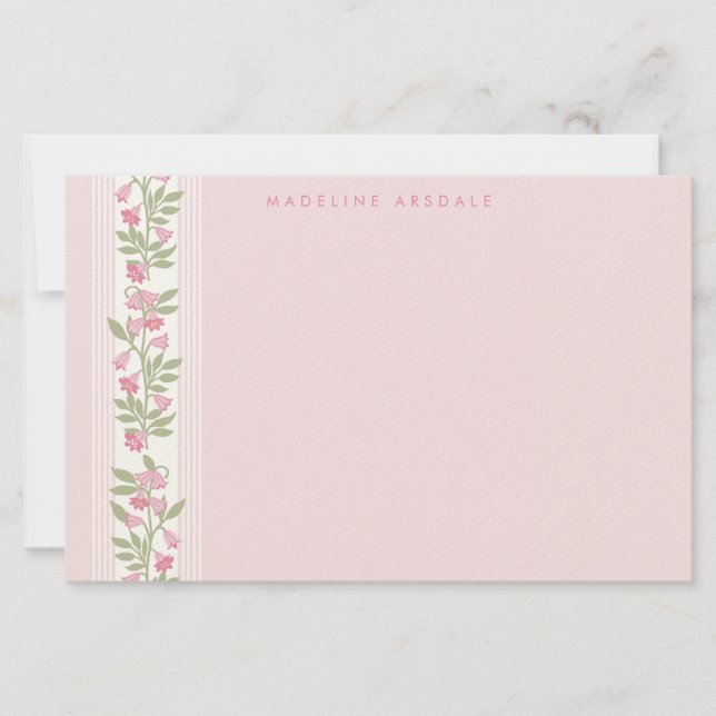 Papeterie Fleurs personnalisées Prépa (Devant)