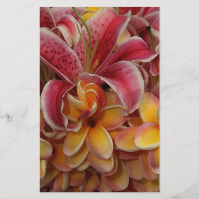 Papeterie Fleurs tropicales (Devant)