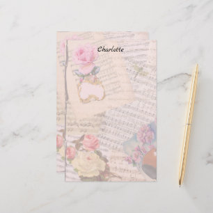 Papeterie Fleurs victoriennes