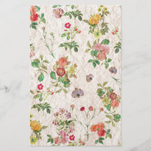 Papeterie Fleurs vintages
