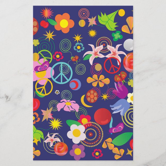 Papeterie Floral boho (Devant)