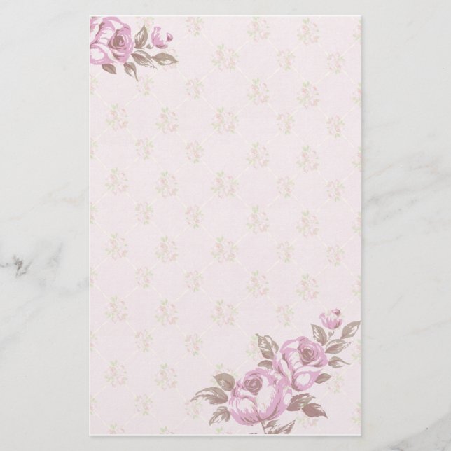 Papeterie Floral vintage (Devant)