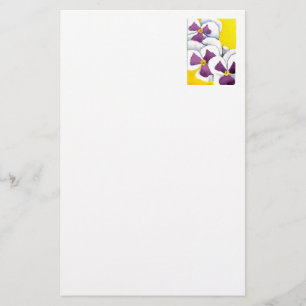 Papeterie florale "Pansy #4"