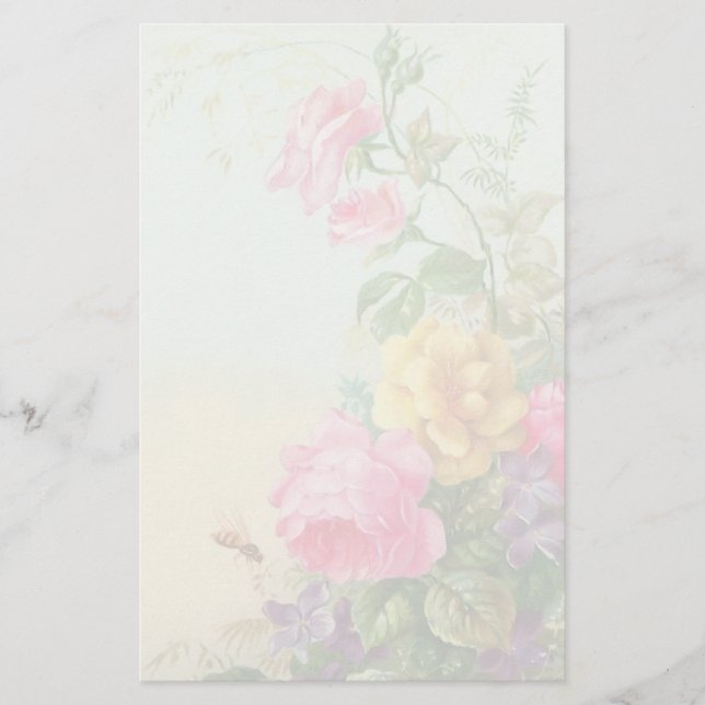 Papeterie florale vintage (Devant)