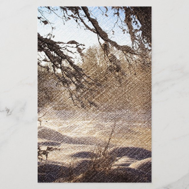 Papeterie Forêt primitive de pins (Devant)