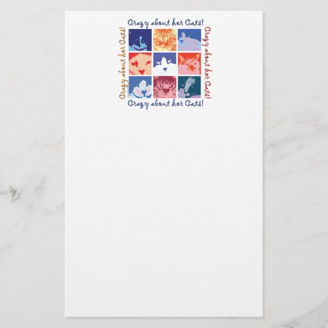 Papeterie Fou Pour Ses Chats ! (Devant)