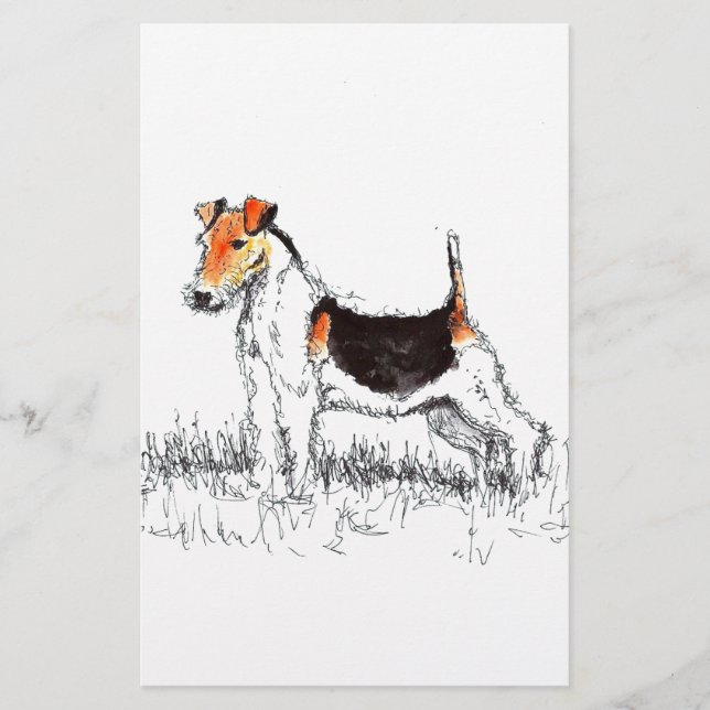 Papeterie Fox Terrier (Devant)