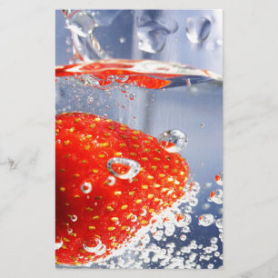 Papeterie Fraise dans l'eau photo belle