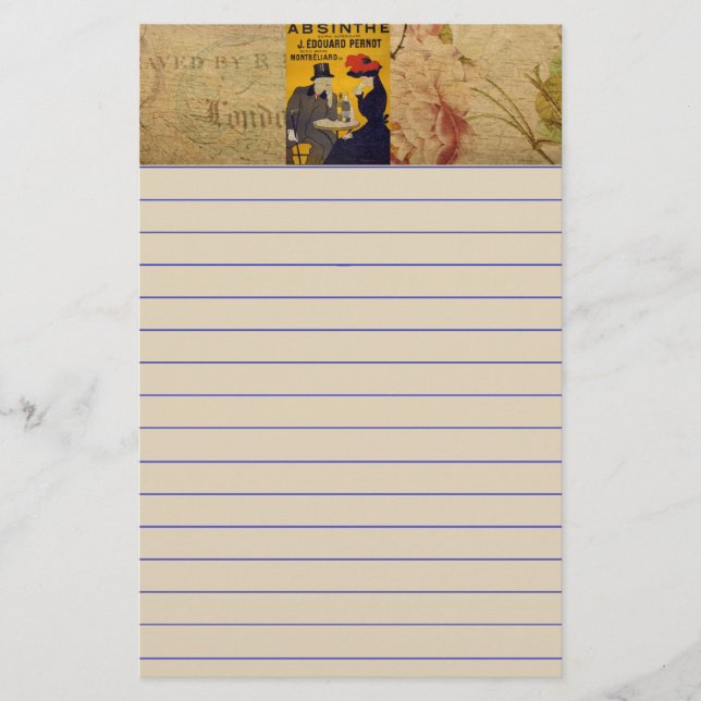 Papeterie française par carte postale (Devant)
