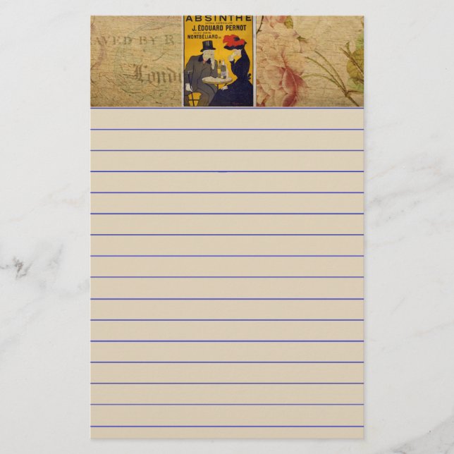 Papeterie française par carte postale (Devant)