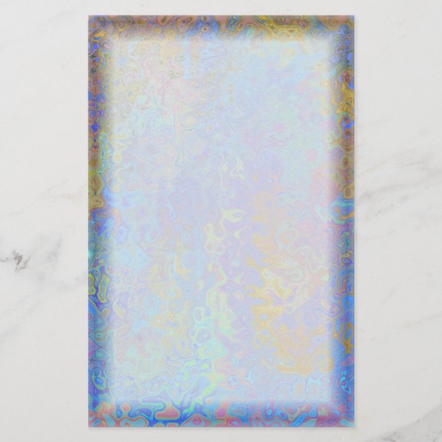 Papeterie Frontière de remous de couleur (Devant)