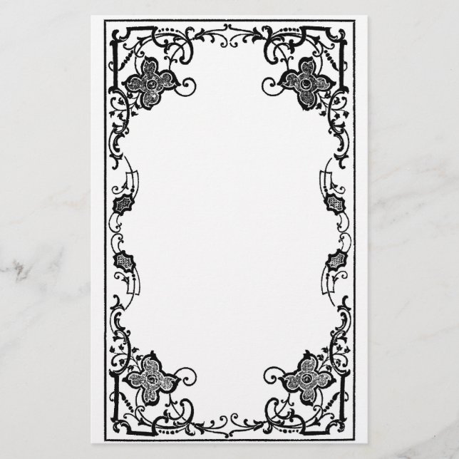 Papeterie Frontière victorienne stationnaire (Devant)