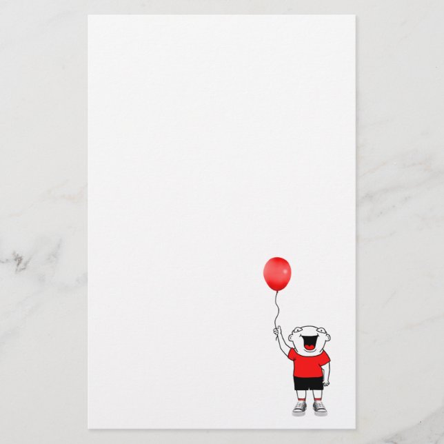 Papeterie Garçon ballon (Devant)