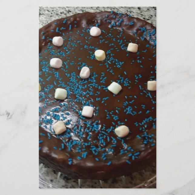 Papeterie Gâteau au chocolat (Devant)