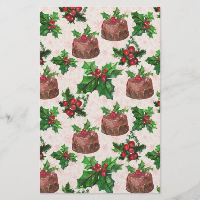 Papeterie gâteau de Noël (Devant)