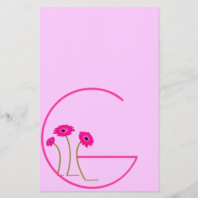 Papeterie Gerber Daisy framboise (Devant)