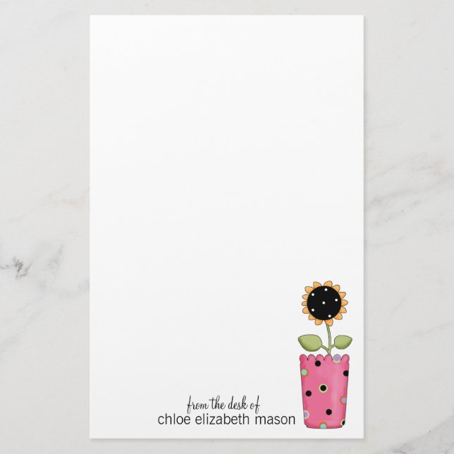 Papeterie Girly mignonne superbe de substance (Devant)