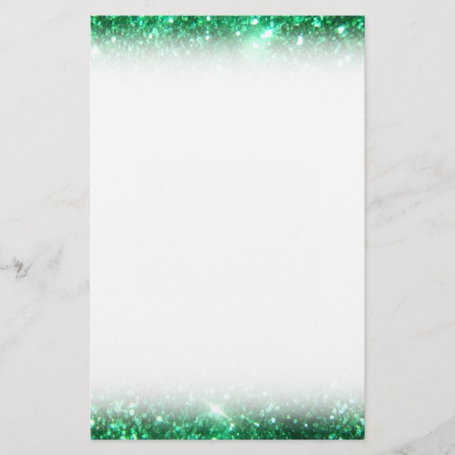Papeterie Glitzy Green (Devant)