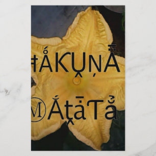 Papeterie Golden Star Hakuna Matata