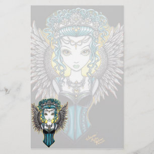Papeterie gothique d'ange gardien de "Alaura"