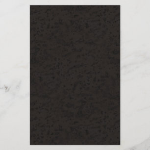 Papeterie Grain noir en bois de regard d'écorce de liège