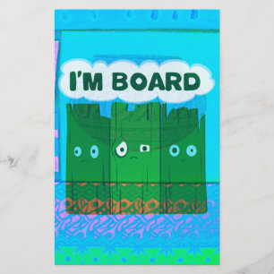 Papeterie Graphique Inspirationnel amusant : Je Suis Bored T