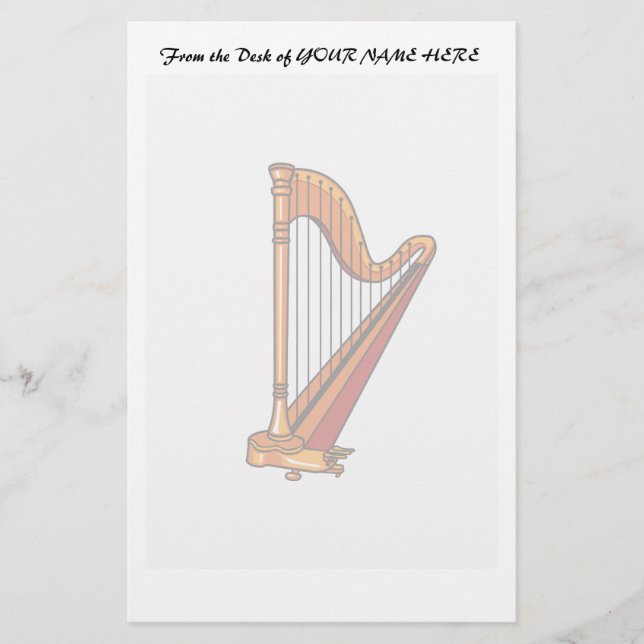 Papeterie graphique pedal.png d'harpe (Devant)