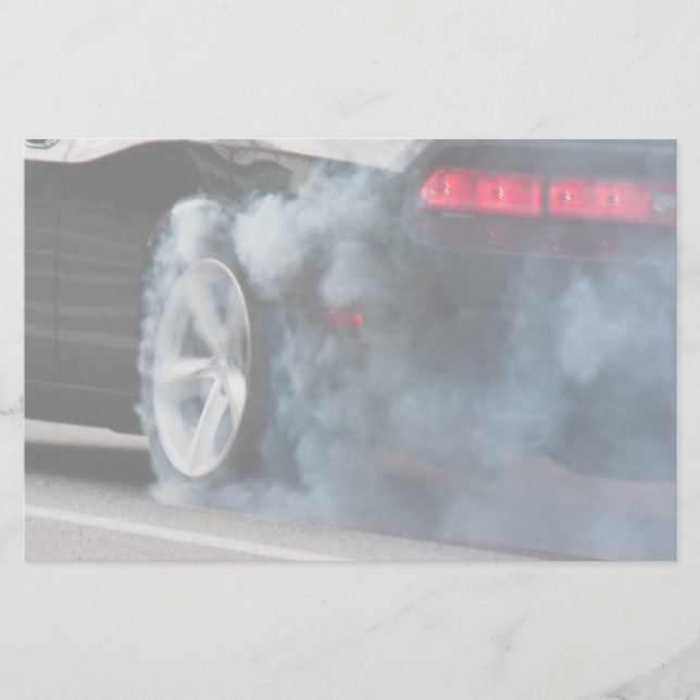 Papeterie Gravure de voiture noire (Devant)
