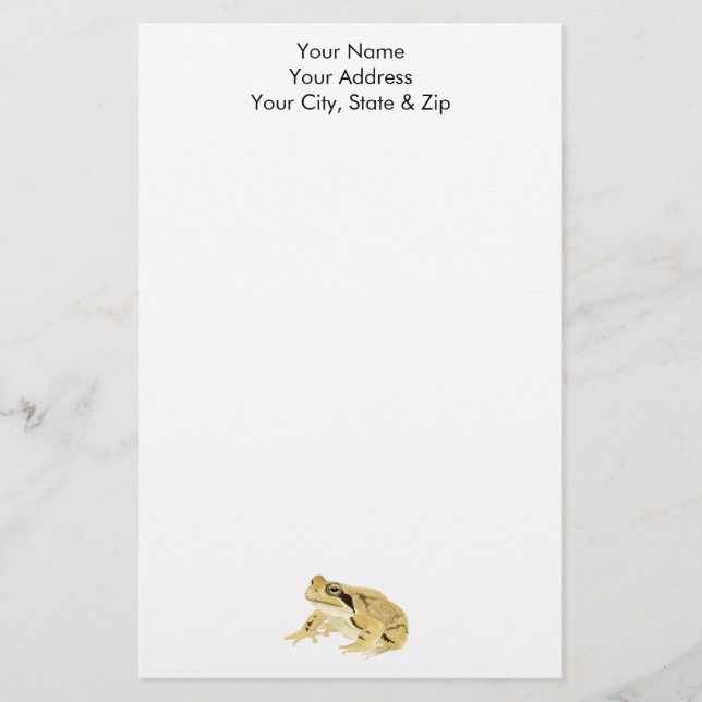 Papeterie Grenouille à bois (Devant)