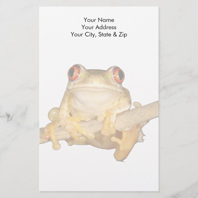 Papeterie Grenouille des arbres (Devant)