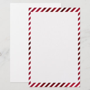 Papeterie Gris rouges et blancs sur la texture du tissu par 