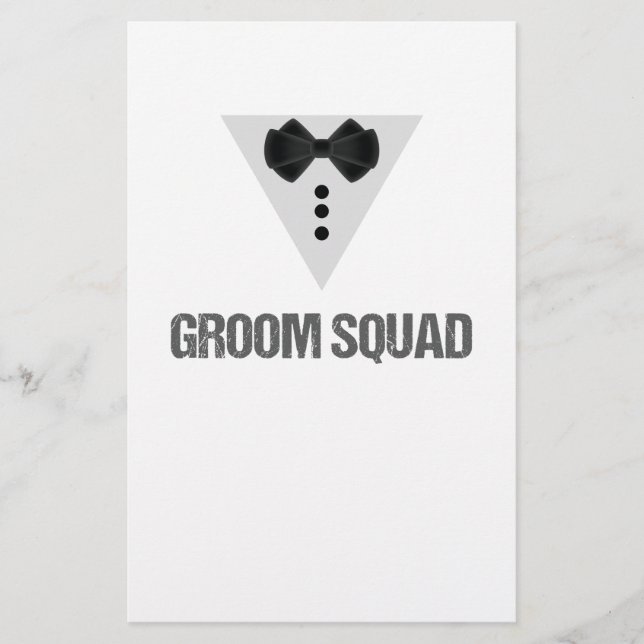 Papeterie Groom Squad (Devant)