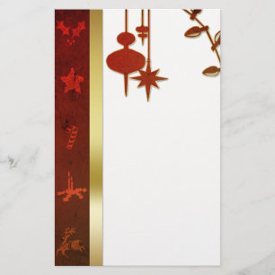 Papeterie Grungy Vintage Gold Christmas