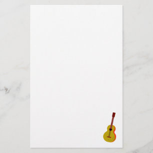 Papeterie Guitare Abstrait Plain Graphic