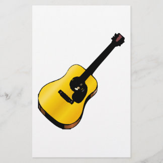 Papeterie Guitare Pop Art