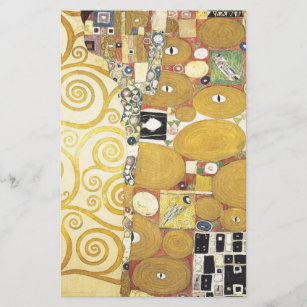 Papeterie Gustav Klimt - l'étreinte - illustration classique