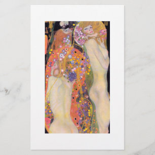 PAPETERIE : GUSTAV KLIMT : SERPENTS D'EAU II