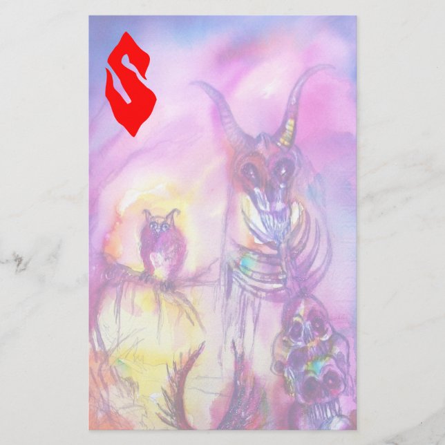 Papeterie HALLOWEEN MONSTERS / ORK WAR Imaginaire (Devant)