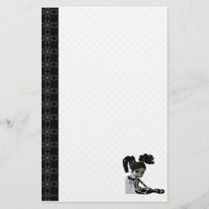 Papeterie Halloween squelettique stationnaire